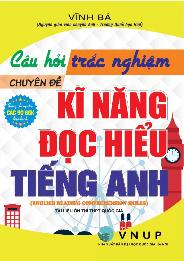 CÂU HỎI TRẮC NGHIỆM CHUYÊN ĐỀ KĨ NĂNG ĐỌC HIỂU TIẾNG ANH (Tài liệu ôn thi THPT Quốc gia)